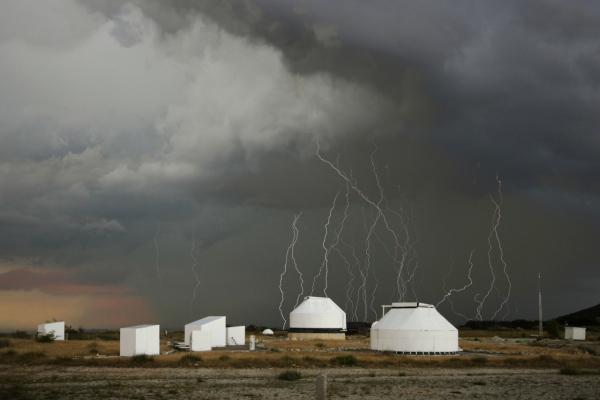 Orage sur l'observatoire Sirene