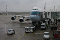 Notre avion, à l'embarquement