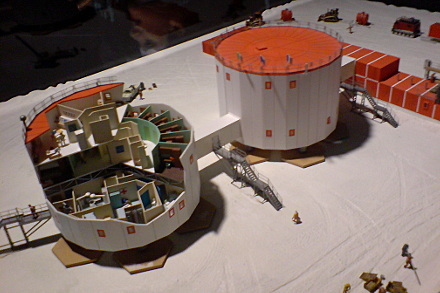 Maquette de la Station Concordia Maquette de la Station Concordia
