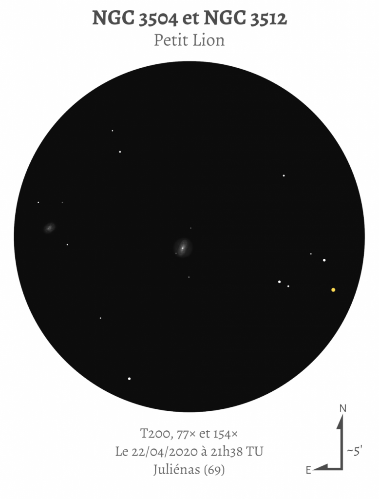 NGC 3504 et NGC 3512