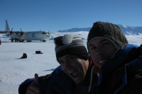 Alex et moi, en Antarctique !