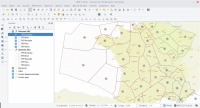 Fenêtre principale de QGIS