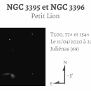 NGC 3395 et NGC 3396