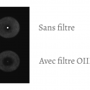 Comparaison avec le filtre OIII