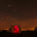 Flare Iridium au-dessus du T635 de l'observatoire Sirene