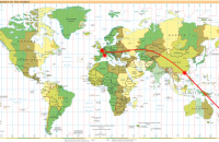 Carte des vols