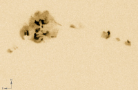 NOAA 10772, groupe de taches solaires