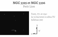 NGC 3395 et NGC 3396