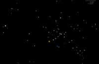 Dessin de NGC 457 & Phi Cas