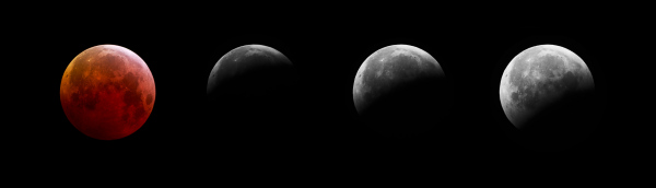 Éclipse totale de Lune, composition